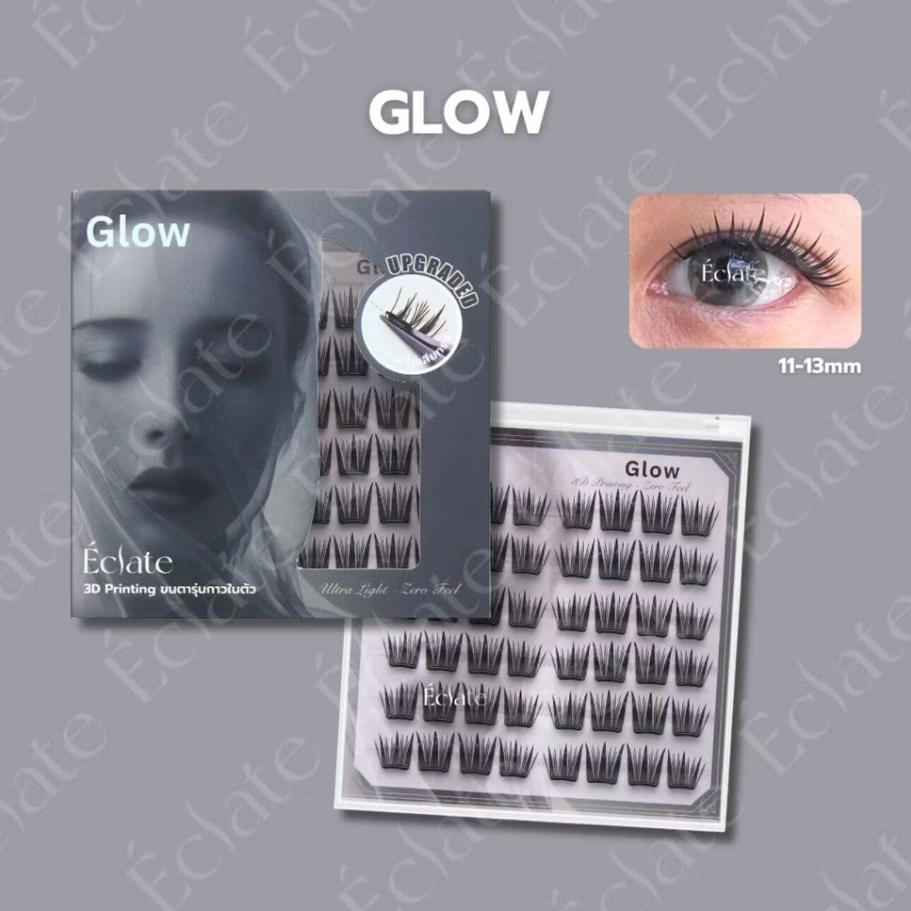 Éclate Lash Glow – selvklebende løsvipper