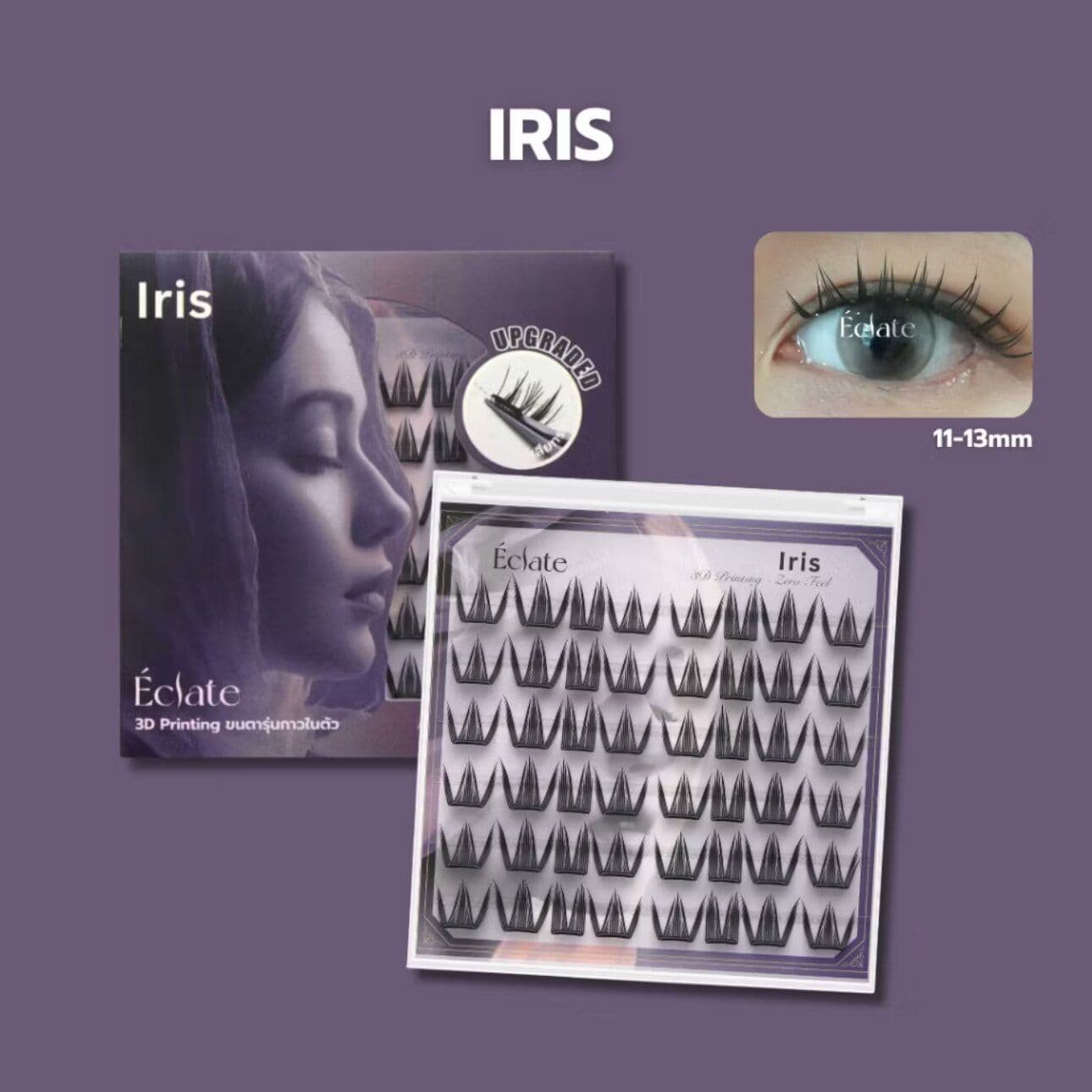 Éclate Lash Iris – selvklebende løsvipper