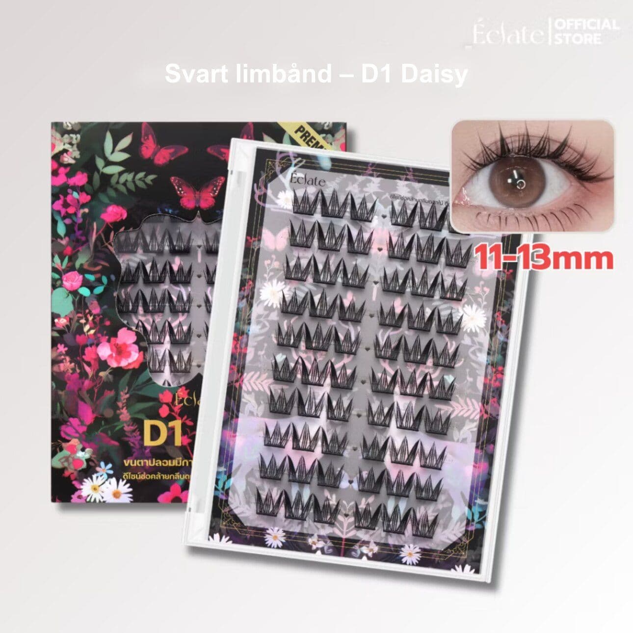 Éclate Lash D1 Daisy – selvklebende løsvipper